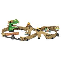 Diealles Shine DIY Circuit Voiture Dinosaures avec Dinosaures Jouet Voiture, 153 Pcs Dinosaure Circuit pour Cadeau Jeux Educatif 47 - Jeux - Jouets
