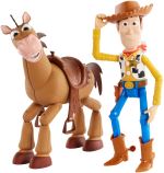 Figurine Toy Story Shérif Woody et son cheval Pile Poil