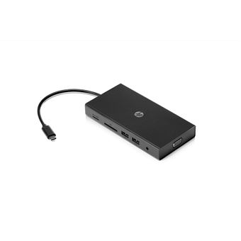 HP Travel Hub - Réplicateur de port - USB-C - VGA, HDMI - Europe