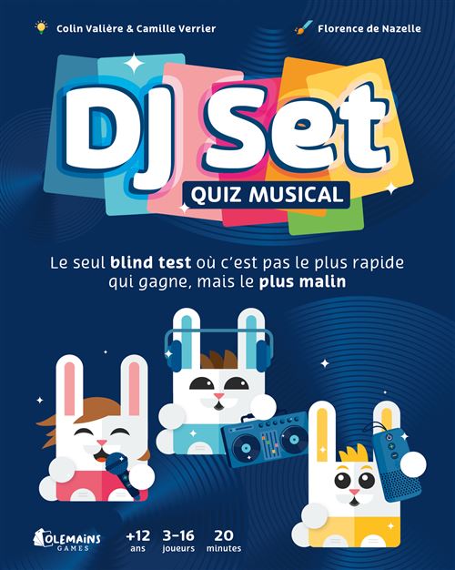 Jeu d'ambiance Olemains Games DJ Set Quiz Musical