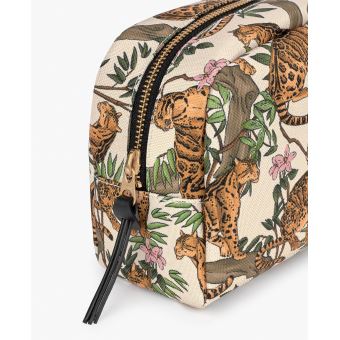 Trousse de toilette Wouf Lazy Jungle Blanc