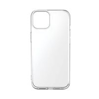 Coque renforcée souple pour iPhone 13 mini Muvit For Change Crystal Soft Transparent