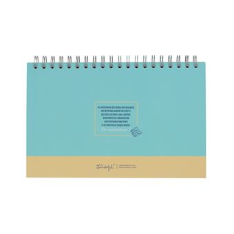 Planning semainier Mr. Wonderful C'est ici que commencent les rêves réalisés