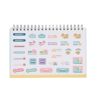 Planning semainier Mr. Wonderful C'est ici que commencent les rêves réalisés