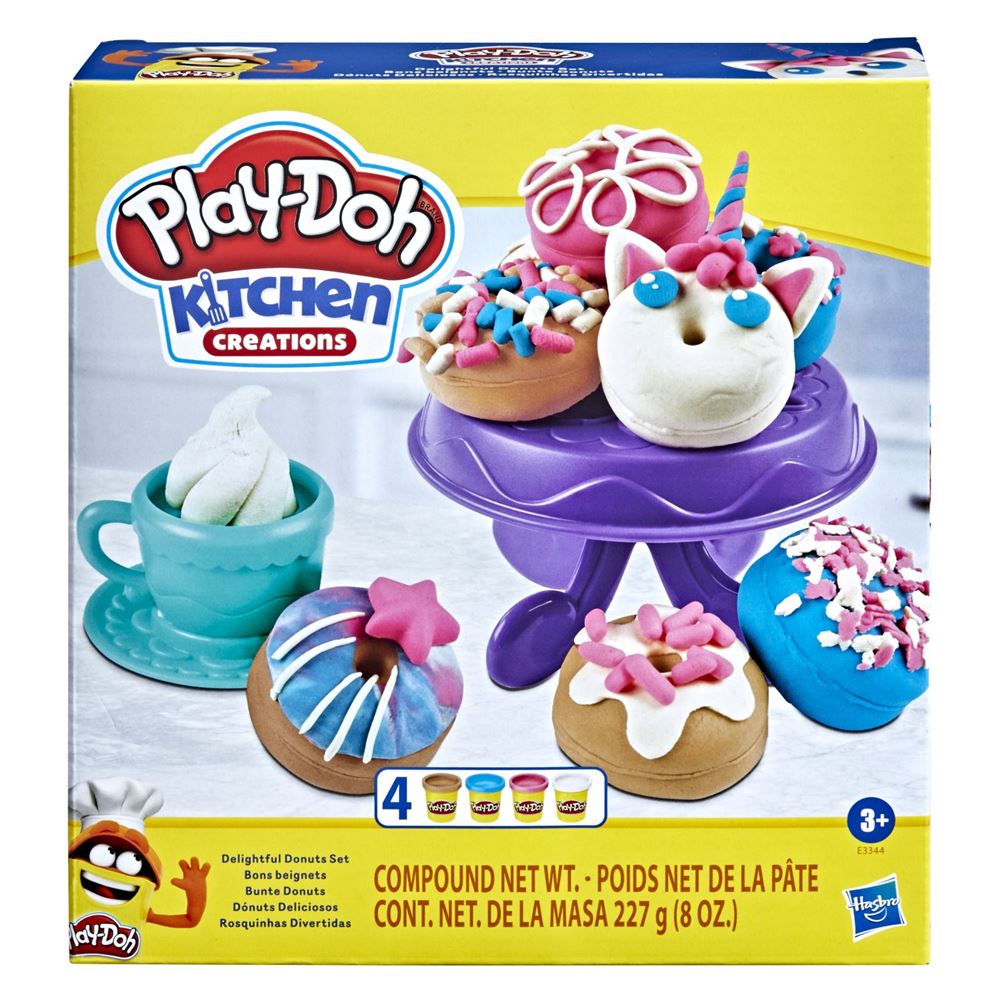 PLAY-DOH - Kitchen Creations - Le Gâteau d'anniversaire avec 5 Pots -  atoxique - pour enfants - des 3 ans - Zoma