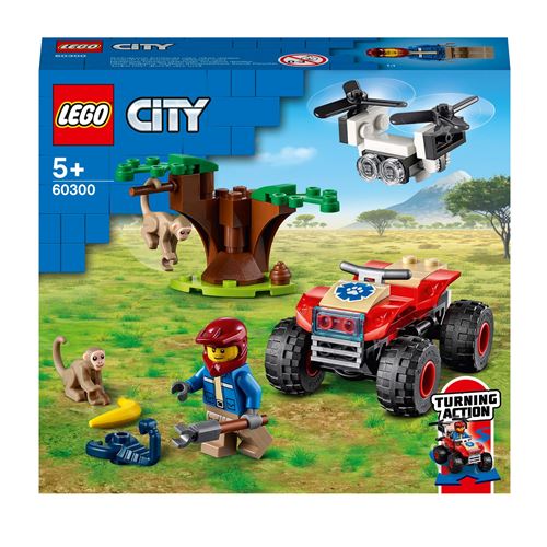 LEGO® City 60300 Le quad de sauvetage des animaux sauvages