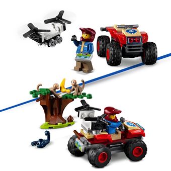 LEGO® City 60300 Le quad de sauvetage des animaux sauvages