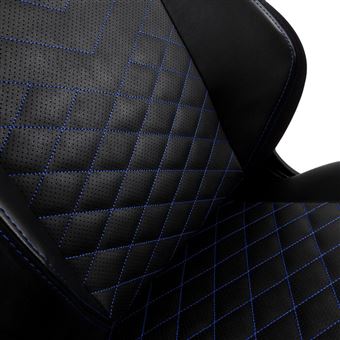 Siège Noblechairs Hero Cuir Noir et Bleu