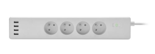 Multiprise connectée intelligente Onearz Connect 4 prises et 4 ports USB