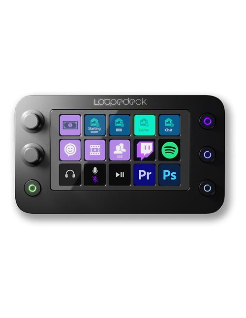 Loupedeck - Live S - Console de streaming - 15 boutons tactiles - 2 cadrans analogiques - Image 4