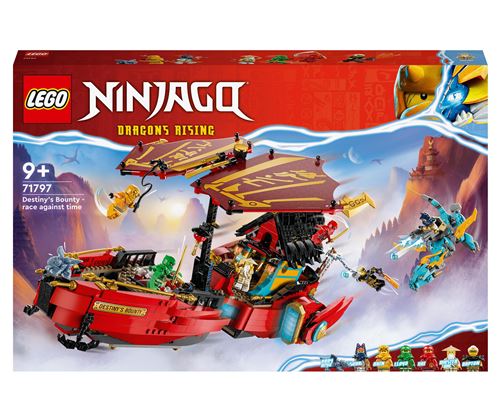 Lego Ninjago Lego® Ninjago® 71797 Le Qg Des Ninjas La Course Contre La Montre