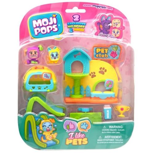 Blisterverpakking MojiPops Megableu Ik hou van dieren