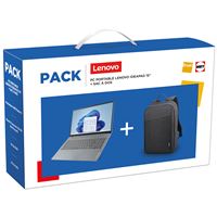 Pack PC portable Lenovo IdeaPad Slim 3 15AMN8 15,6" AMD Ryzen™ 5 16 Go RAM 512 Go SSD Gris arctique + Sac à dos Noir