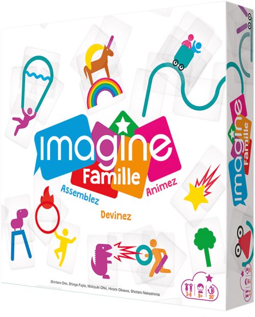Boite de Jeu d’ambiance Asmodee Imagine Famille
