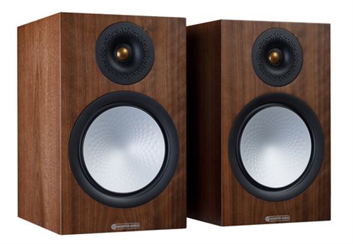 Enceinte bibliothèque Monitor Audio Silver 100 7G Noyer Vendue par paire
