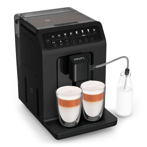 Krups Ardoise Machine Cappuccino Et Expresso Automatique Evidence Eco-Design Ea897b10 1450 W Noir