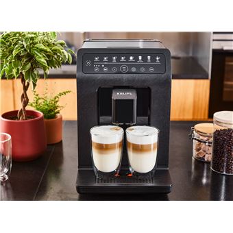 Machine cappuccino et expresso automatique Krups Evidence Eco-Design EA897B10 1450 W Noir