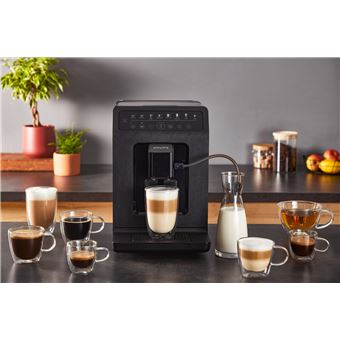 Machine cappuccino et expresso automatique Krups Evidence Eco-Design EA897B10 1450 W Noir