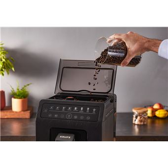 Machine cappuccino et expresso automatique Krups Evidence Eco-Design EA897B10 1450 W Noir