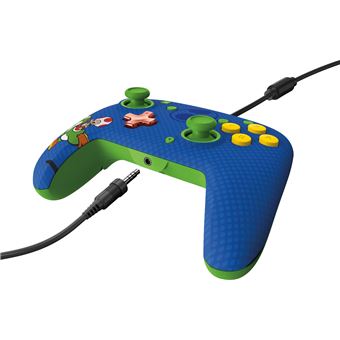 Manette filaire Pdp REMATCH Yoshi et Toad pour Nintendo Switch/Nintendo Switch Modèle OLED