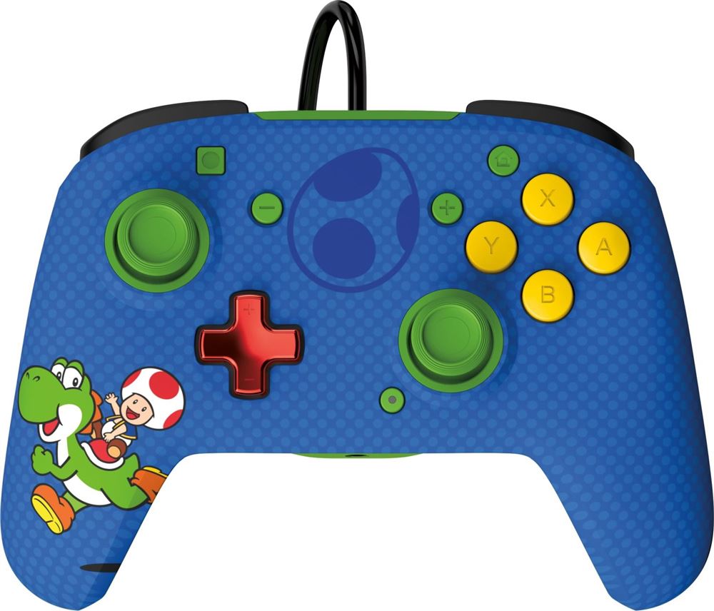 Manette Filaire Pdp Rematch Yoshi Et Toad Pour Nintendo Switch Nintendo Switch Mod Le Oled