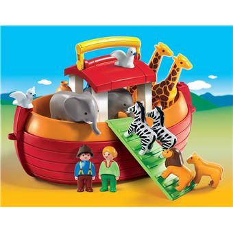 Playmobil 1.2.3 6765 Arche de No transportable Orange Playmobil