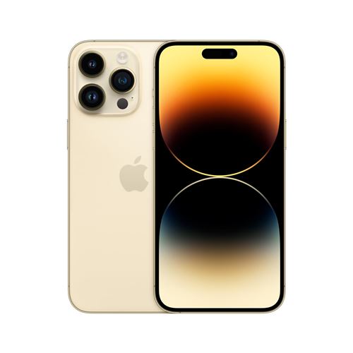 Acheter Apple iPhone 14 Pro Max 6,7"" 5G Double SIM 256 Go Or État correct - 492,90 € Apple iPhone 14 Pro Max 6,7"" 5G Double SIM 256 Go Or État correct - Apple reconditionné disponible sur Fnac