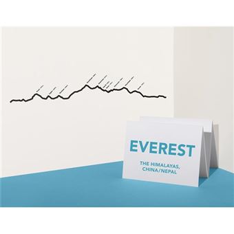 Décoration murale The Line Everest Noir