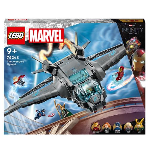 LEGO® Marvel 76248 Le Quinjet des Avengers État correct - Lego Marvel reconditionné disponible sur Fnac