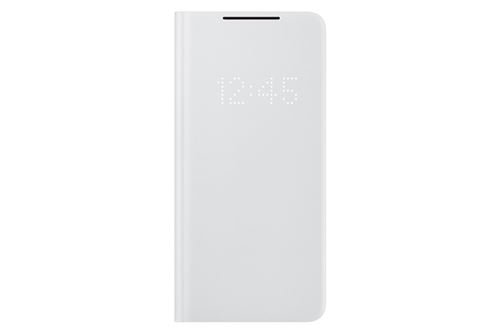 Coque Samsung Smart LED View pour Samsung Galaxy S21+ Gris clair