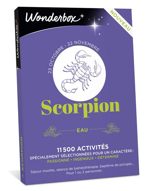 Coffret cadeau Wonderbox Scorpion