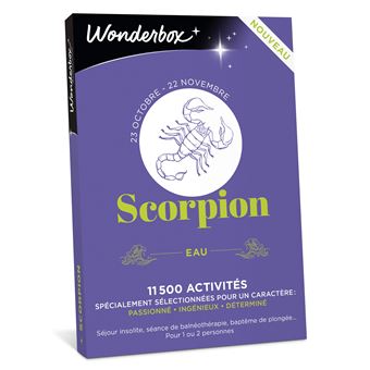 Coffret Cadeau Wonderbox Scorpion Coffret Cadeau Achat Prix Fnac