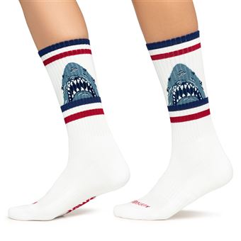 Chaussettes Jimmy Lion Athletic Jaws Taille M Blanc
