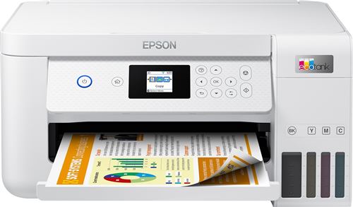 Imprimante multifonction Epson EcoTank ET-2856 Blanc