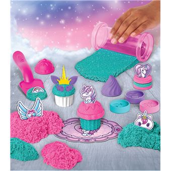 Pâte à modeler pour enfant Kinetic Sand Coffret Pâtisserie Licorne 453 g