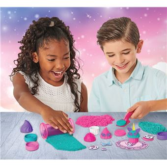 Pâte à modeler pour enfant Kinetic Sand Coffret Pâtisserie Licorne 453 g