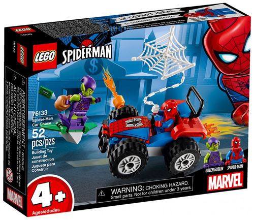 Lego Lego 76133 Super Heroes - Spider-Man Et La Course Poursuite En Voiture