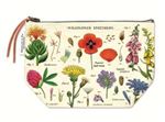 Trousse en toile LetterBox Fleurs sauvages 8 x 20 cm