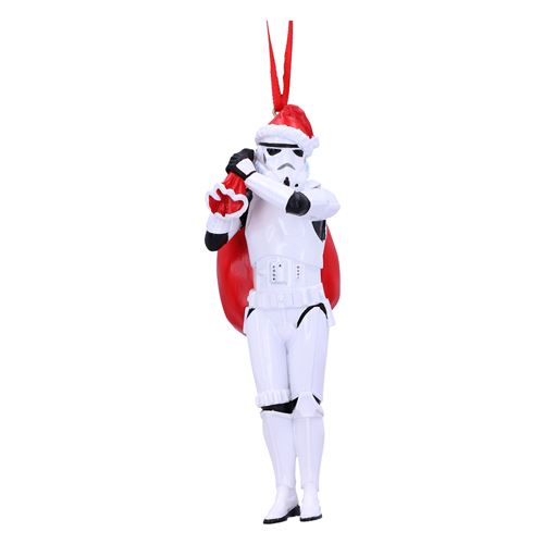 Boule de Noël Figure d'art Stormtrooper Santa Sack 13 cm