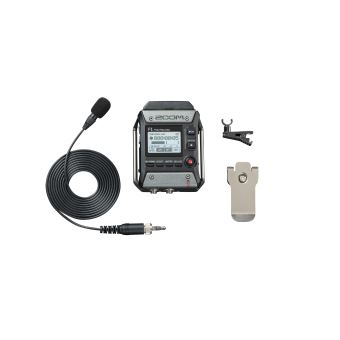 Enregistreur De Terrain Zoom F1-LP - 2 Pistes + Micro Lavalier - Parfait Pour Podcast, Interview Ou Reportage