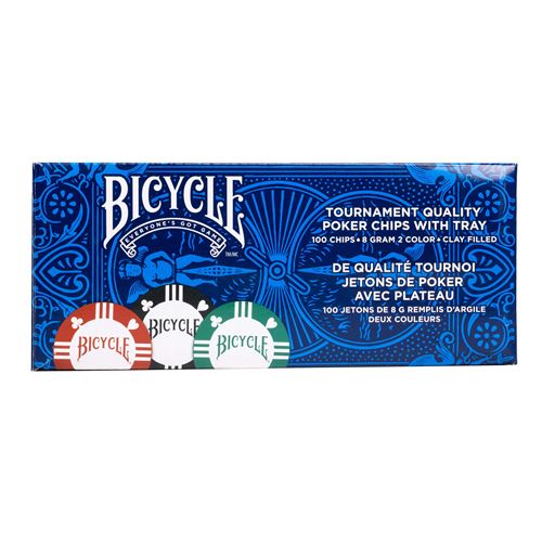 Boite de Jeu d’ambiance Bicycle Pack de 100 jetons de poker