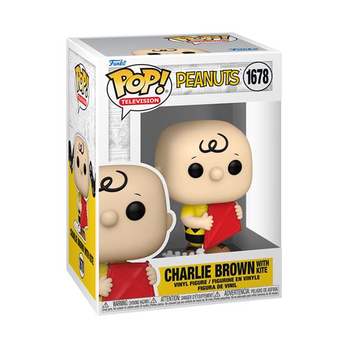 Funko Figurine Pop Peanuts Charlie Brown Avec Cerf-Volant - Image 2
