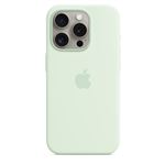 Coque en silicone avec MagSafe pour Apple iPhone 15 Pro Menthe douce