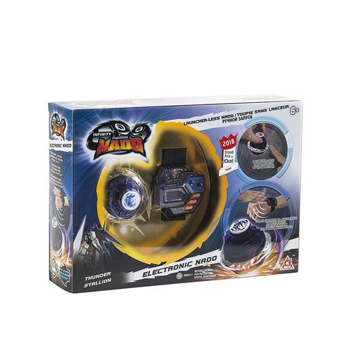 Toupie électronique Infinity Nado avec montre Thunder Stallio