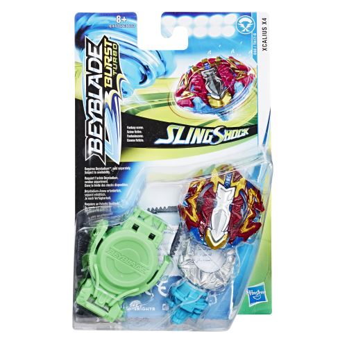 Starter Pack Beyblade Burst Turbo Slingshock Lanceur et Toupie Xcalius X4