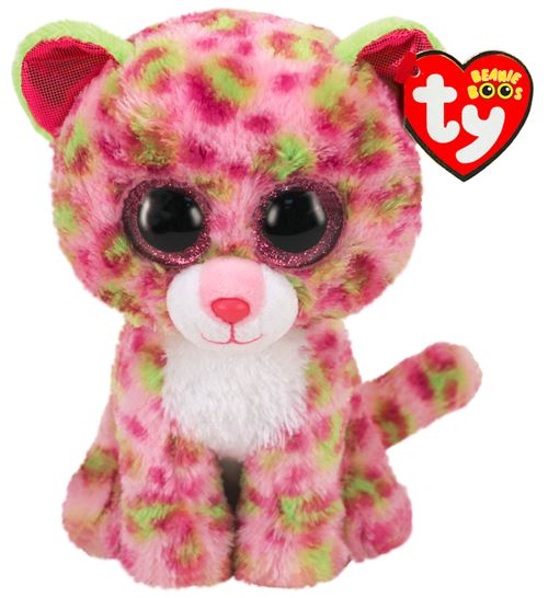 Peluche Ty Beanie Boo Lainey le léopard 15 cm