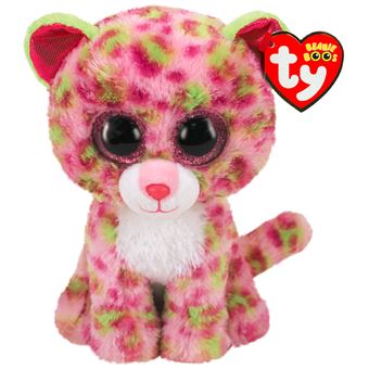 Peluche Ty Beanie Boo's Lainey le Léopard 15 cm - 1