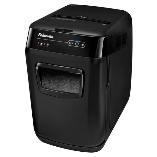 Destructeur Fellowes AutoMax 150C Coupe croisée Noir