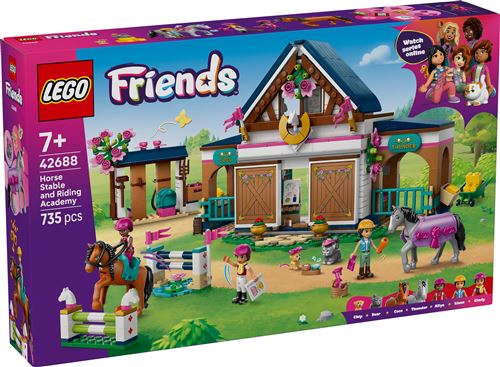 LEGO Friends L’Écurie et l’École d’Équitation 42688