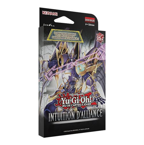 Carte À Collectionner Konami Yu-Gi-Oh! Booster Intuition D'Alliance Tuckbox – 3 Boosters + 28 Cartes